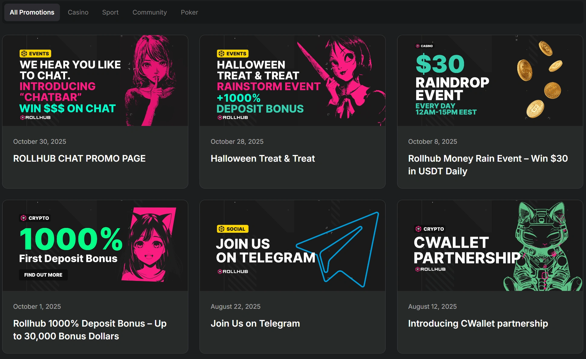 Rollhub Casino Bonuses and Promotions